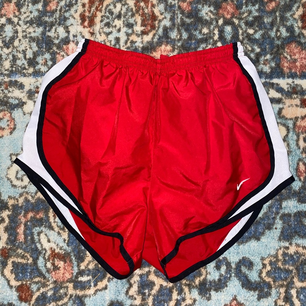 nike shorts (red/white/black)